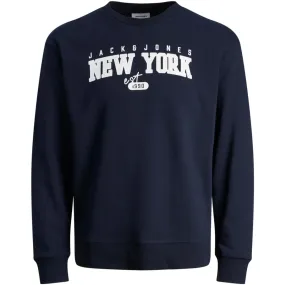 12249270 JJCORY SWEAT CREW NECK NAVY BLAZER