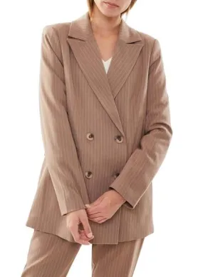 Blazer Vila Vistriker Listas Camel Para Mujer