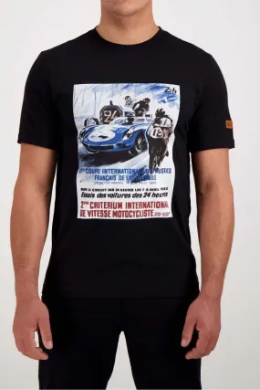 Camiseta Hombre 24H Le Mans Tsm62-005 Noir