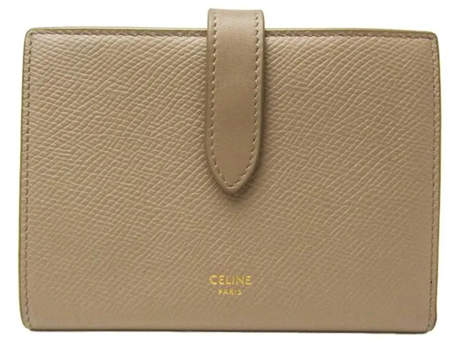 Cartera mediana con correa Céline Beige 