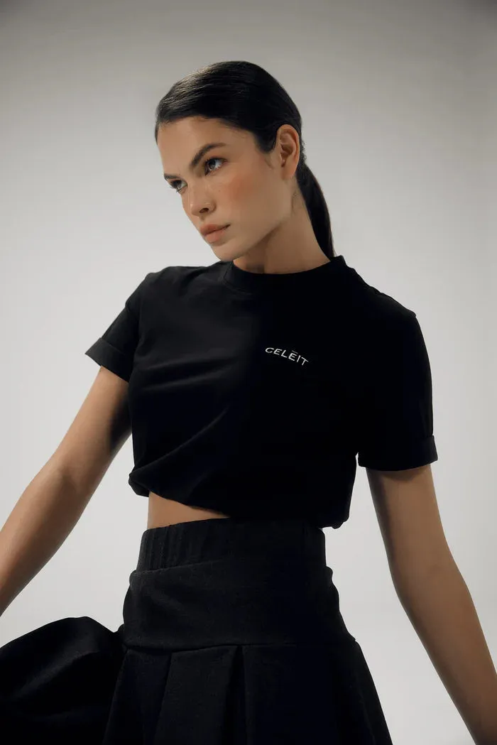 CELIT Cotton T-Shirt Black