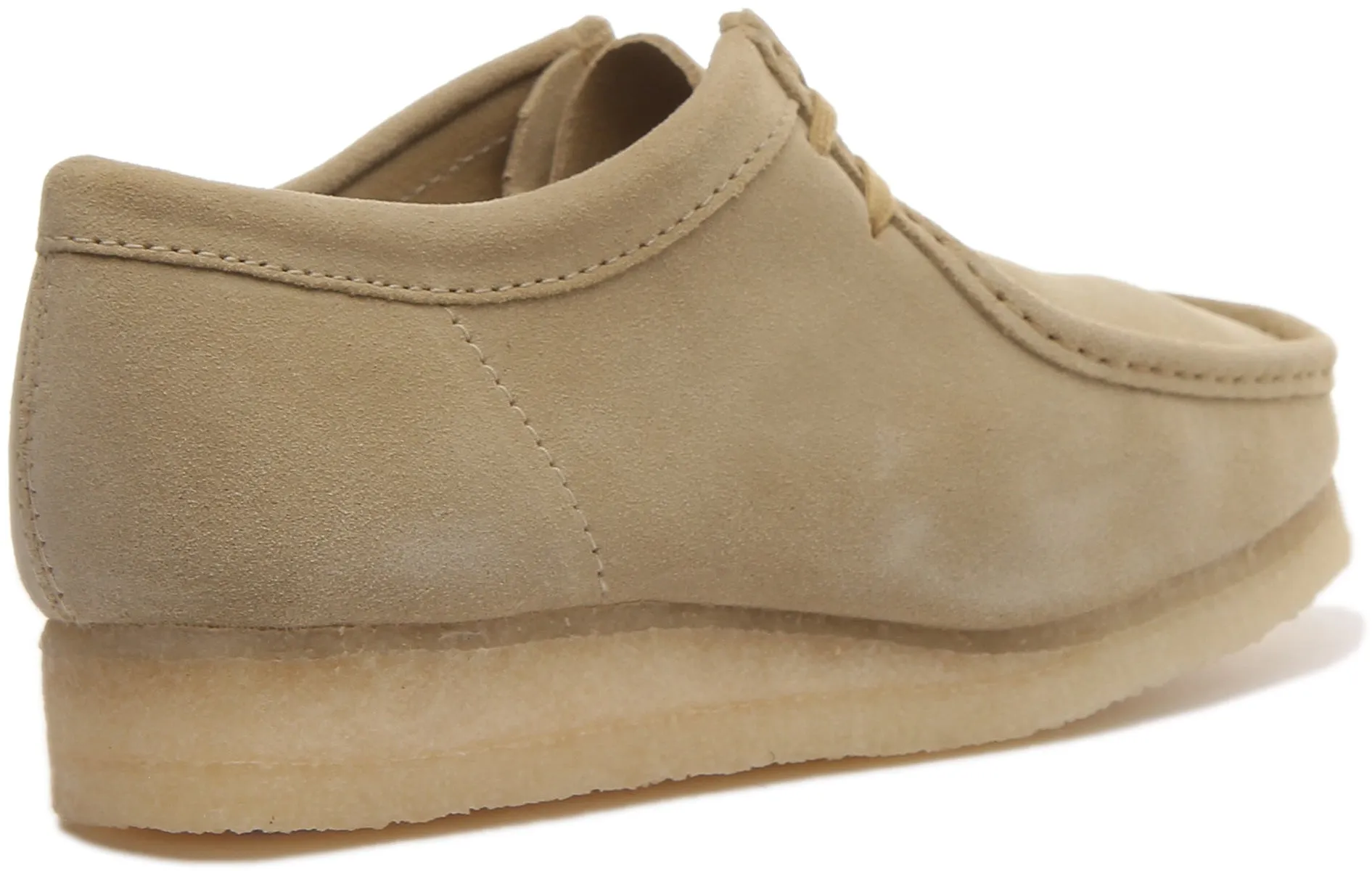 Clarks Originals Wallabee Zapatos de piel con cordones para hombre en negro
