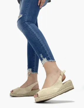 Cuñas beige | Coup