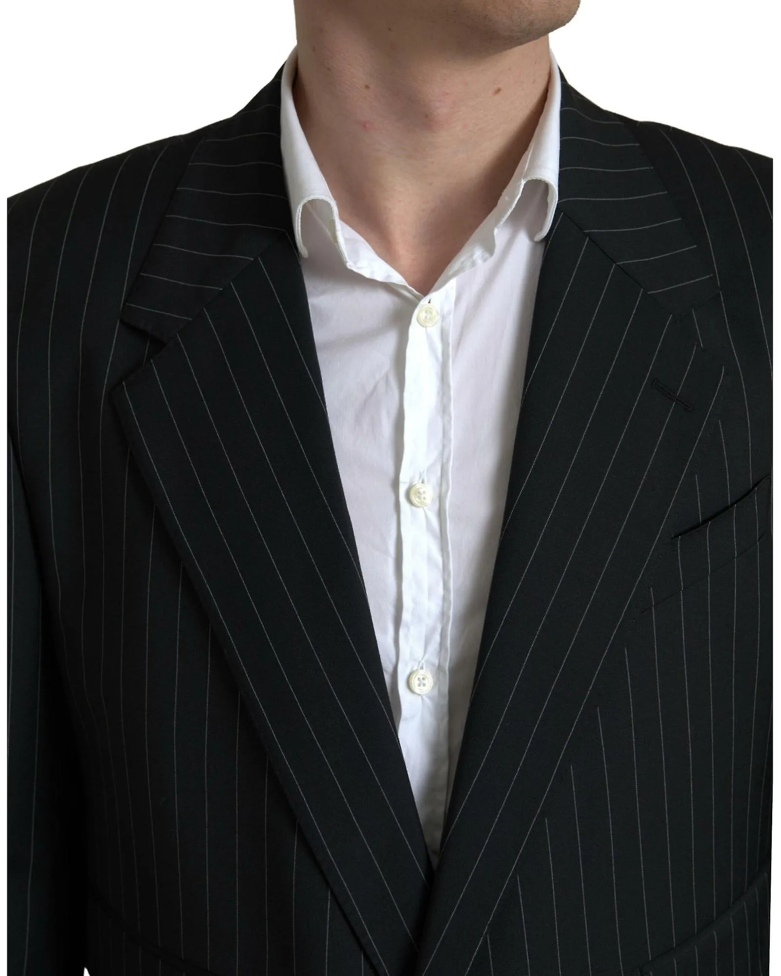 Dolce & Gabbana Single Breasted  Blazer with Stripe Detail