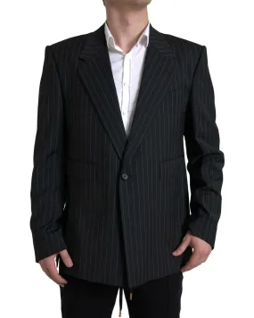 Dolce & Gabbana Single Breasted  Blazer with Stripe Detail