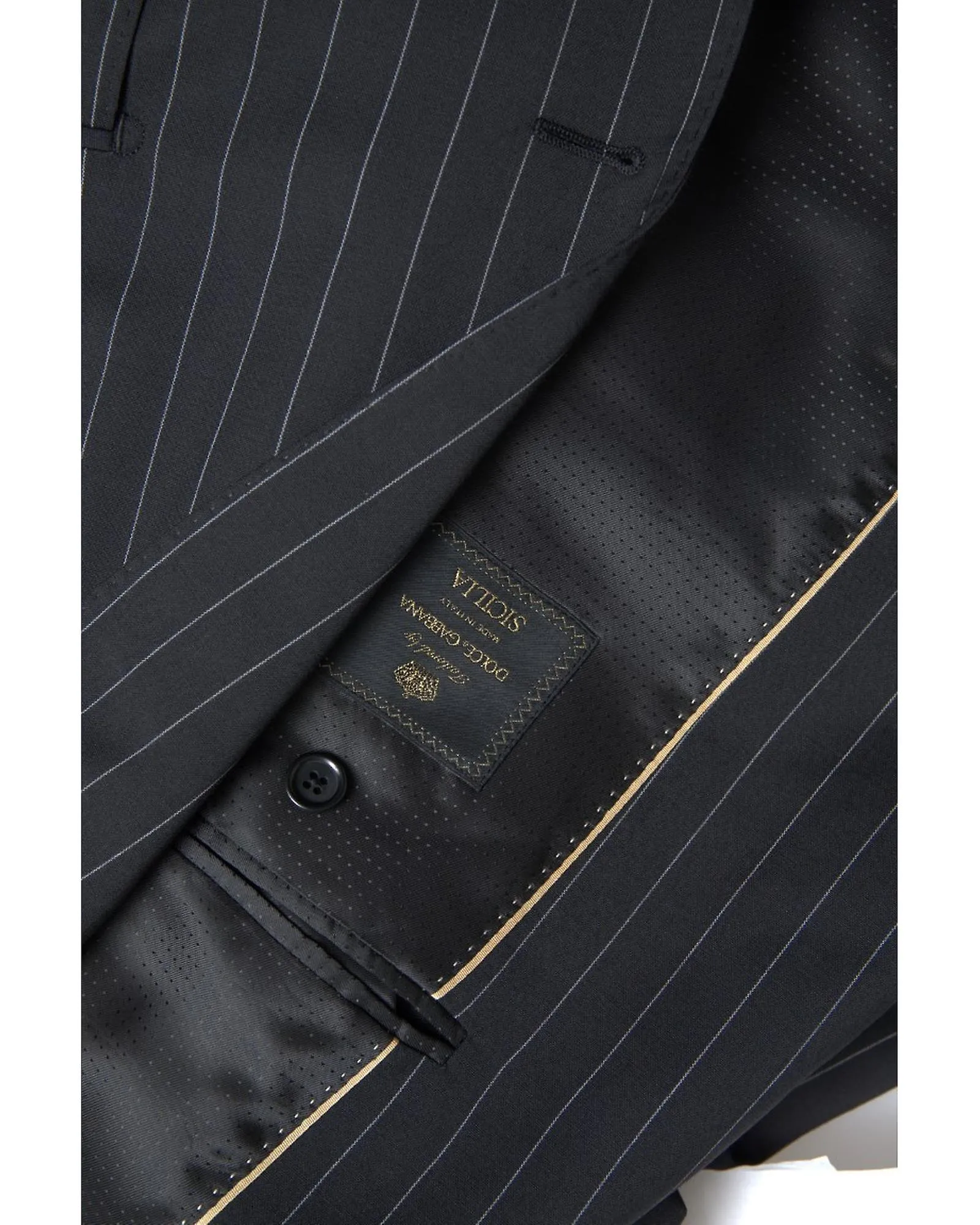 Dolce & Gabbana Single Breasted  Blazer with Stripe Detail