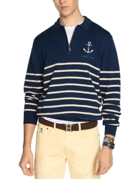 Jersey Harper Old Harbor marino rayas para hombre