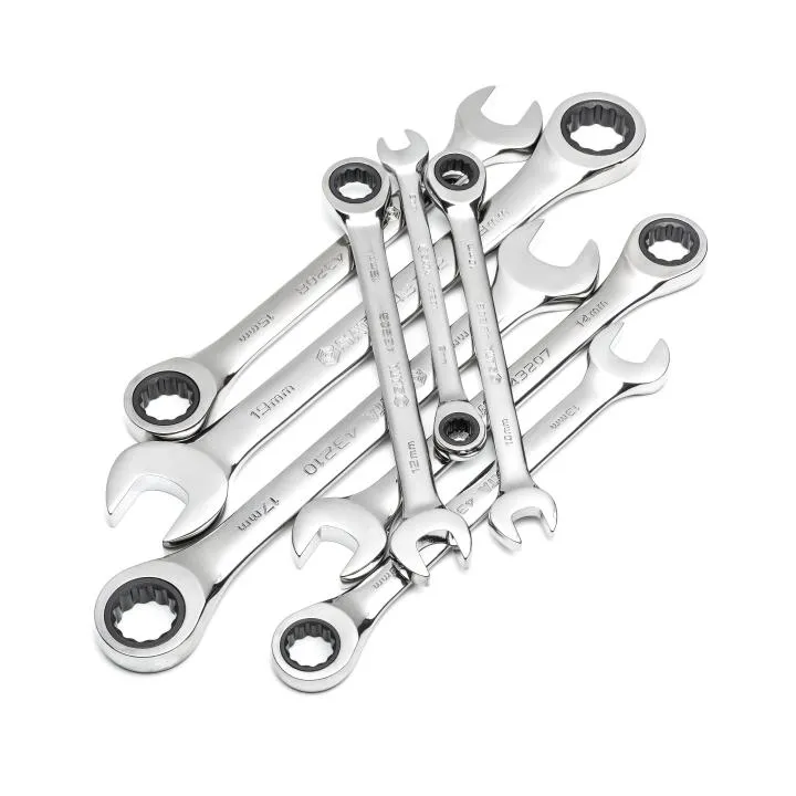 Juego Llaves Combinadas con Ratchet Estuche 8pz 8 - 19mm