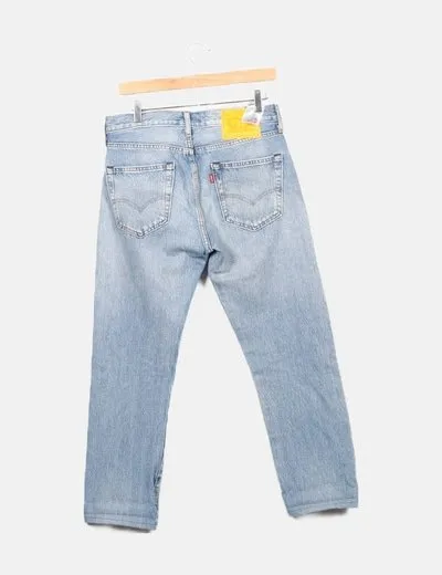 Levi's Jeans denim mom fit bordado letras