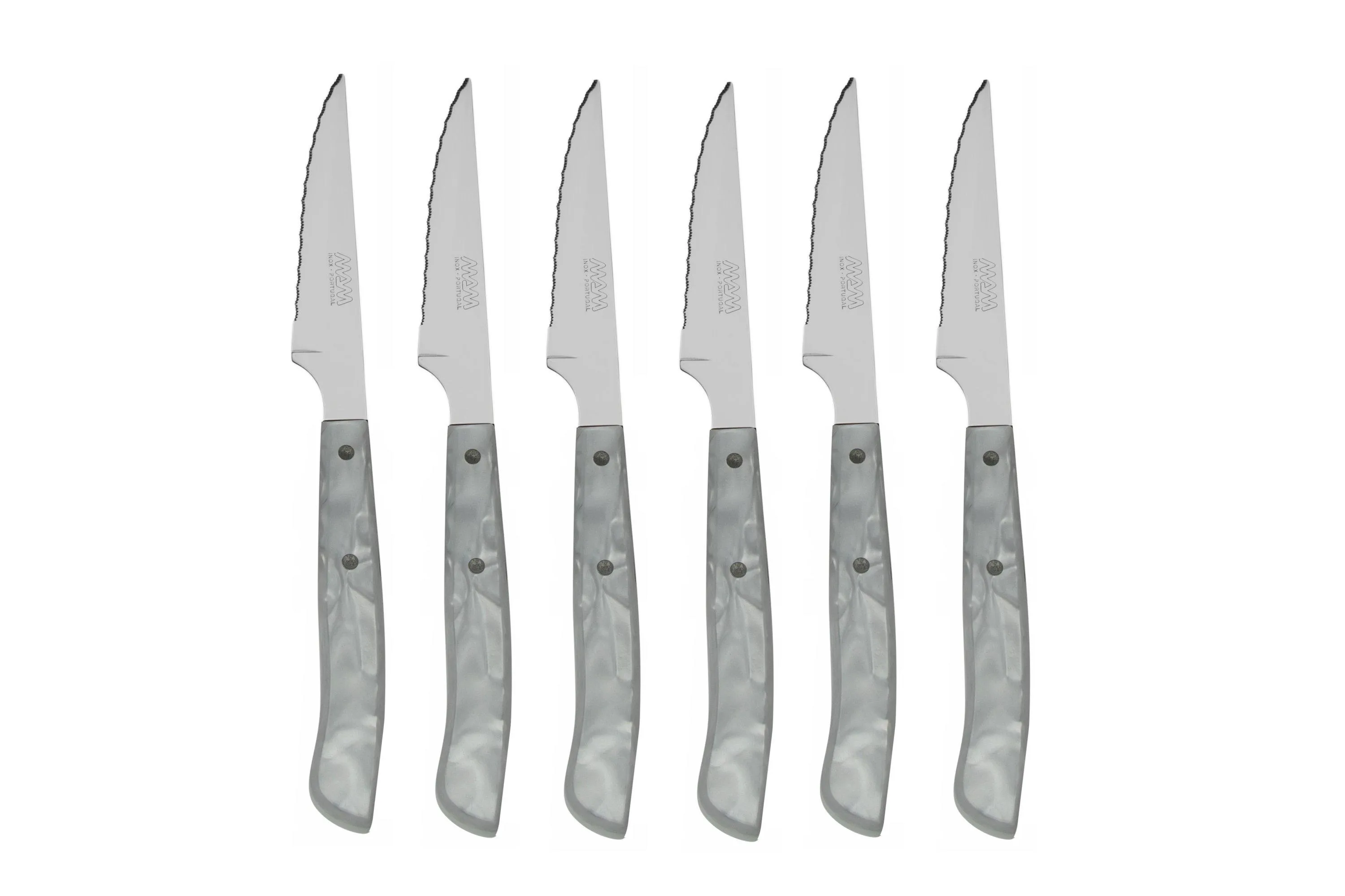 MAM Iberico Pearl 14036-K, Juego de cuchillos para carne de 6 piezas
