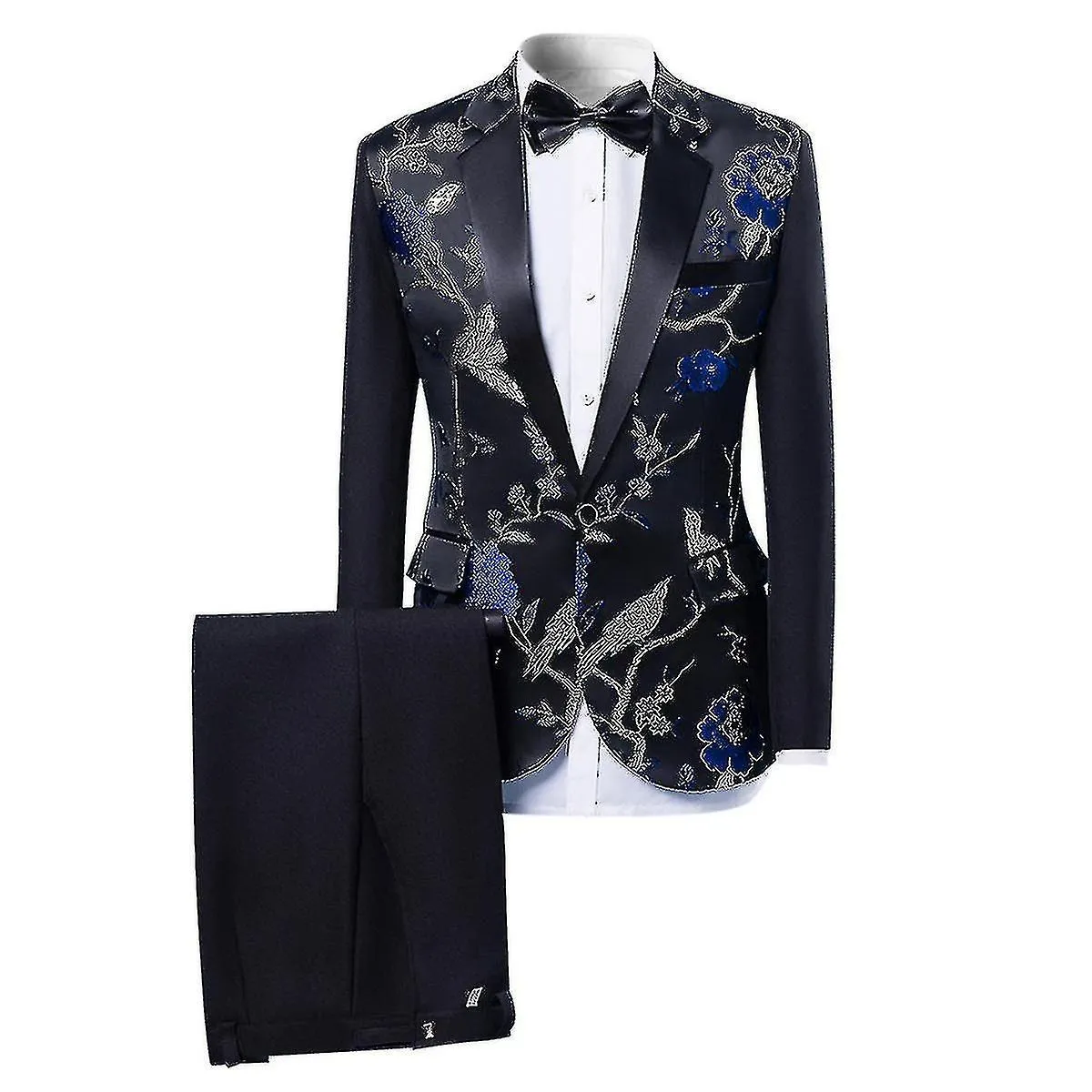 Mens Tuxedos 2-piece Banquet Stage Performance Suits Blazer&pants