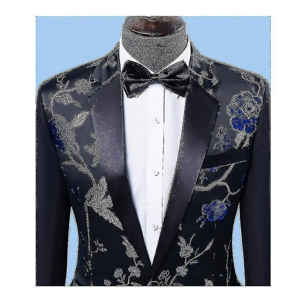 Mens Tuxedos 2-piece Banquet Stage Performance Suits Blazer&pants