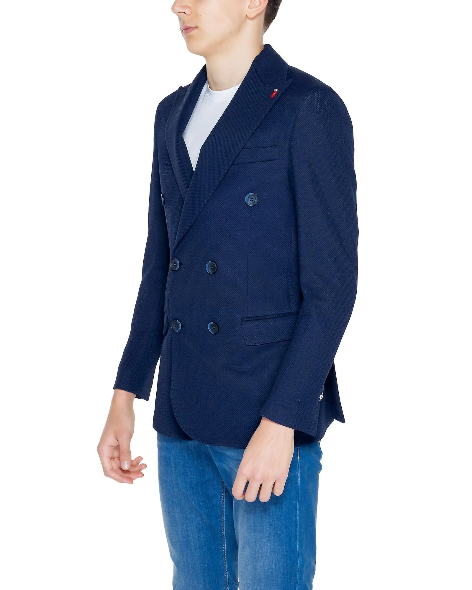 Mulish Plain Blazer with Buttons and Lapel Collar