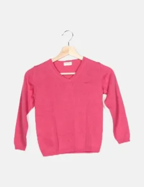 Neck & Neck Jersey rosa escote V