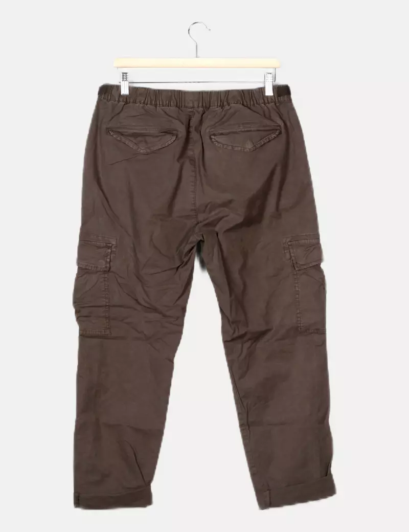 NoName Pantalón baggy verde militar