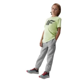 PANTALÓN DE CHÁNDAL NIÑO 4F TTROM411. GRIS