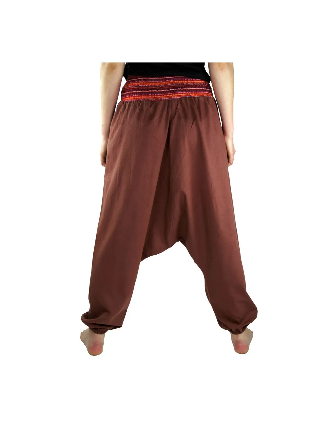 Pantalón ancho Jessie, rojo marsala