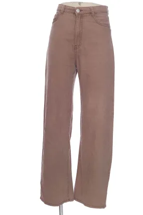 Pantalón color Café - Bershka