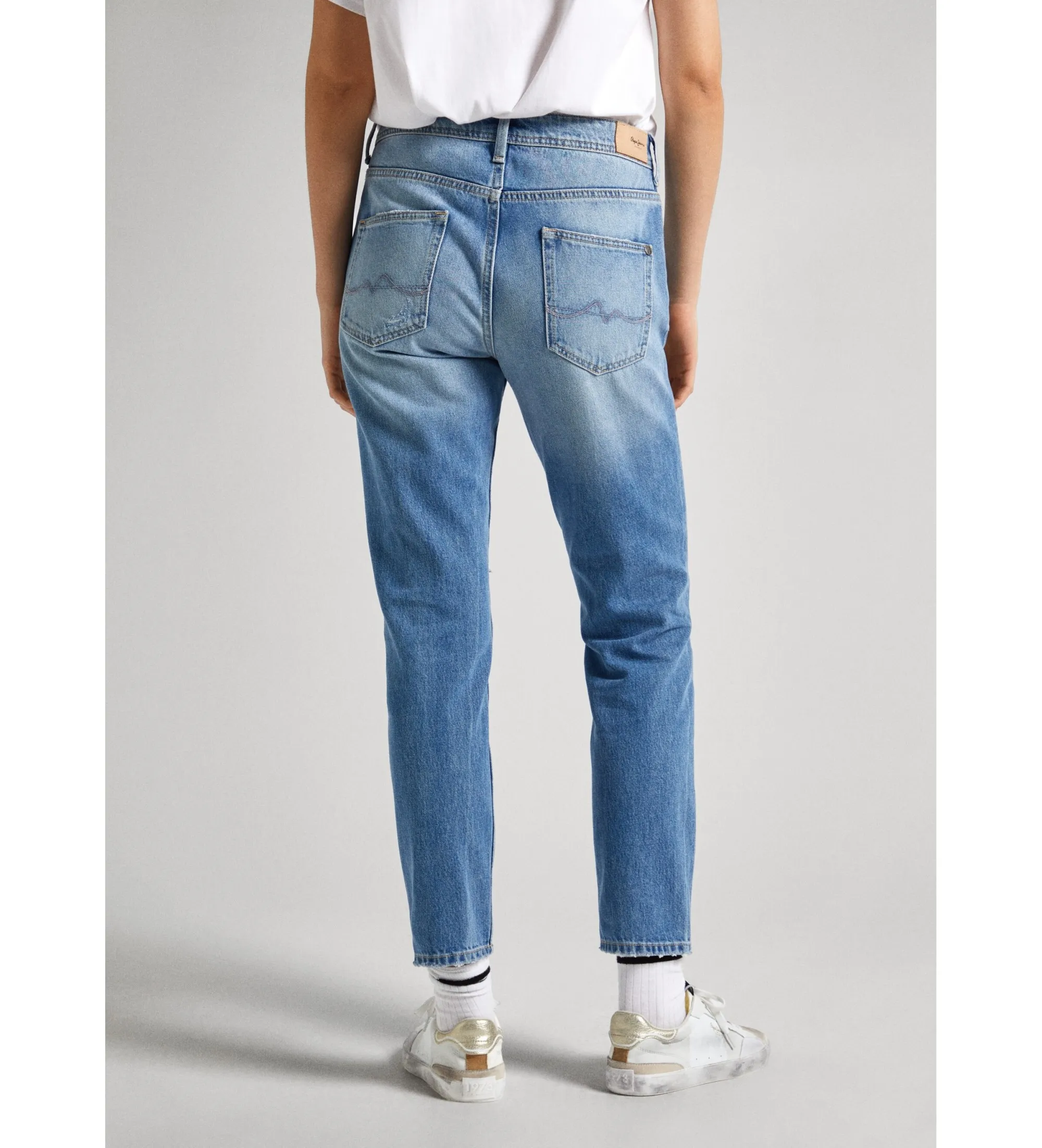 PEPE JEANS JEANS TAPERED HW AZUL