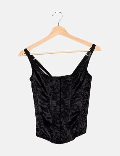 Shopie Corset tirantes negro