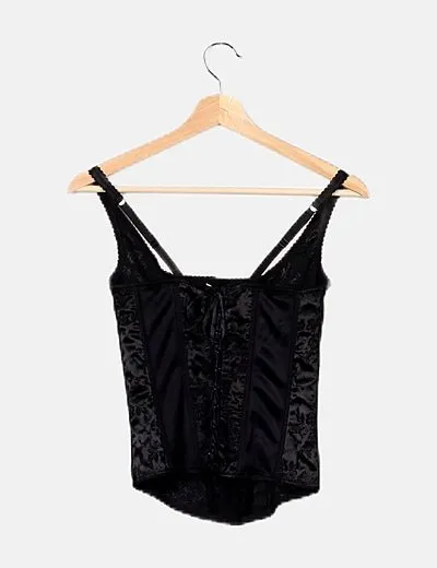 Shopie Corset tirantes negro