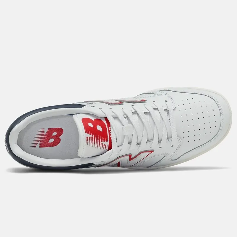 Sneakers New Balance Bb480 Hombre Blanco-rojo