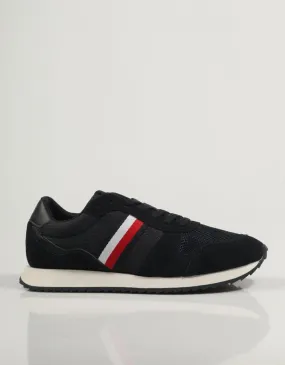  sneakers TOMMY HILFIGER Runner Evo Mix en Navy Blue 83051