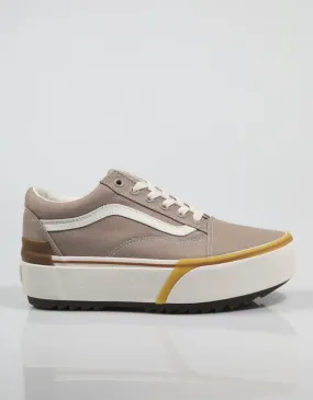  sneakers VANS Ua Old Skool Stacked en Beige 80195