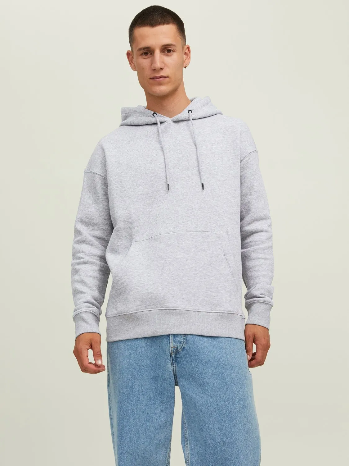 Sudadera con capucha Liso | Gris claro | Jack & Jones®