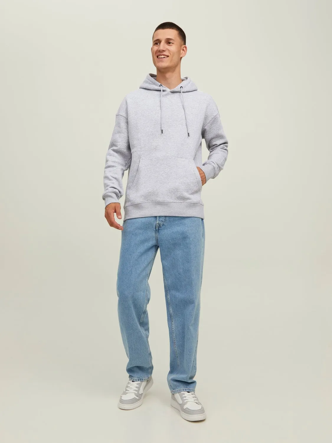 Sudadera con capucha Liso | Gris claro | Jack & Jones®