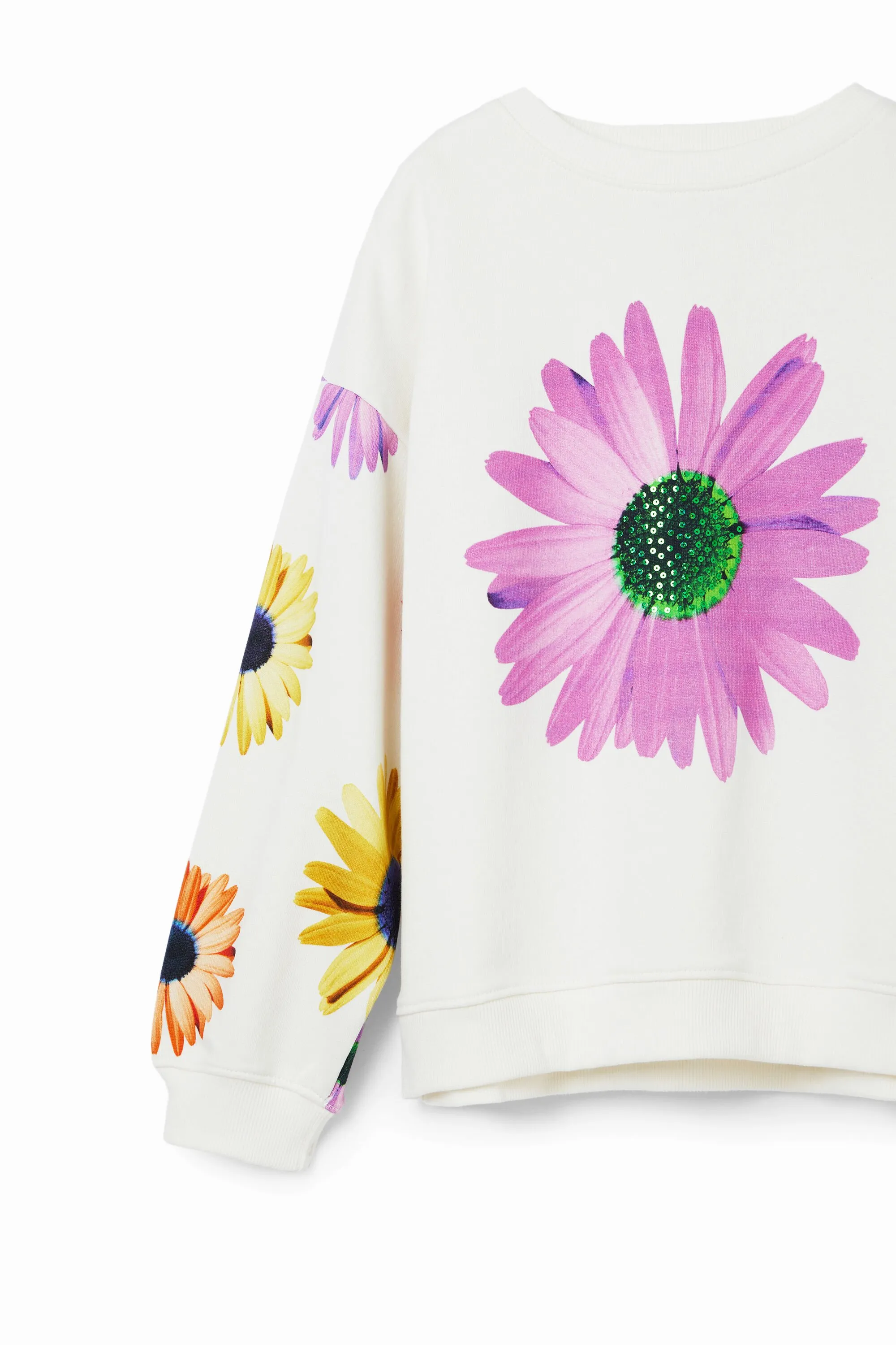 Sudadera oversize margaritas