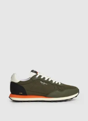 Tenis Pepe Jeans Hombre Natch One M Color Verde Caqui