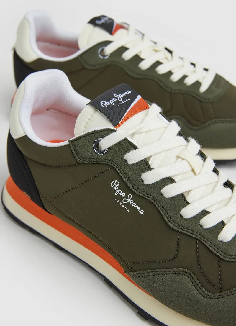 Tenis Pepe Jeans Hombre Natch One M Color Verde Caqui