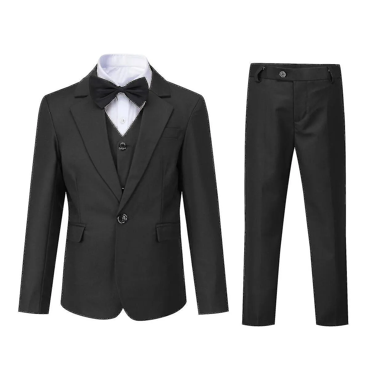 Tmall Boys 3Pce Formal Suit Slim Fit Blazer and Vest and Pants