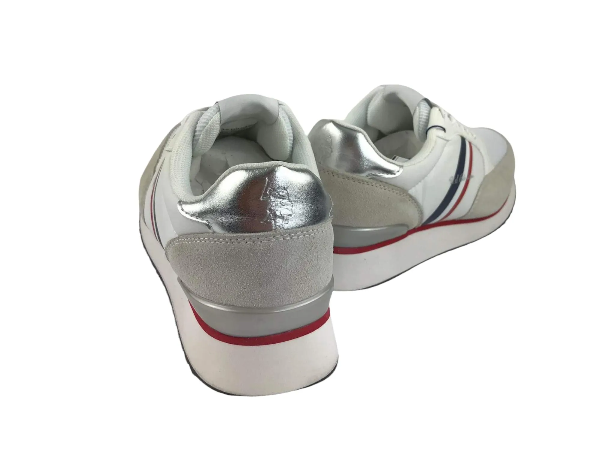 U.S.PoloAssn. |Sneakers mujer cordones blancos FEY