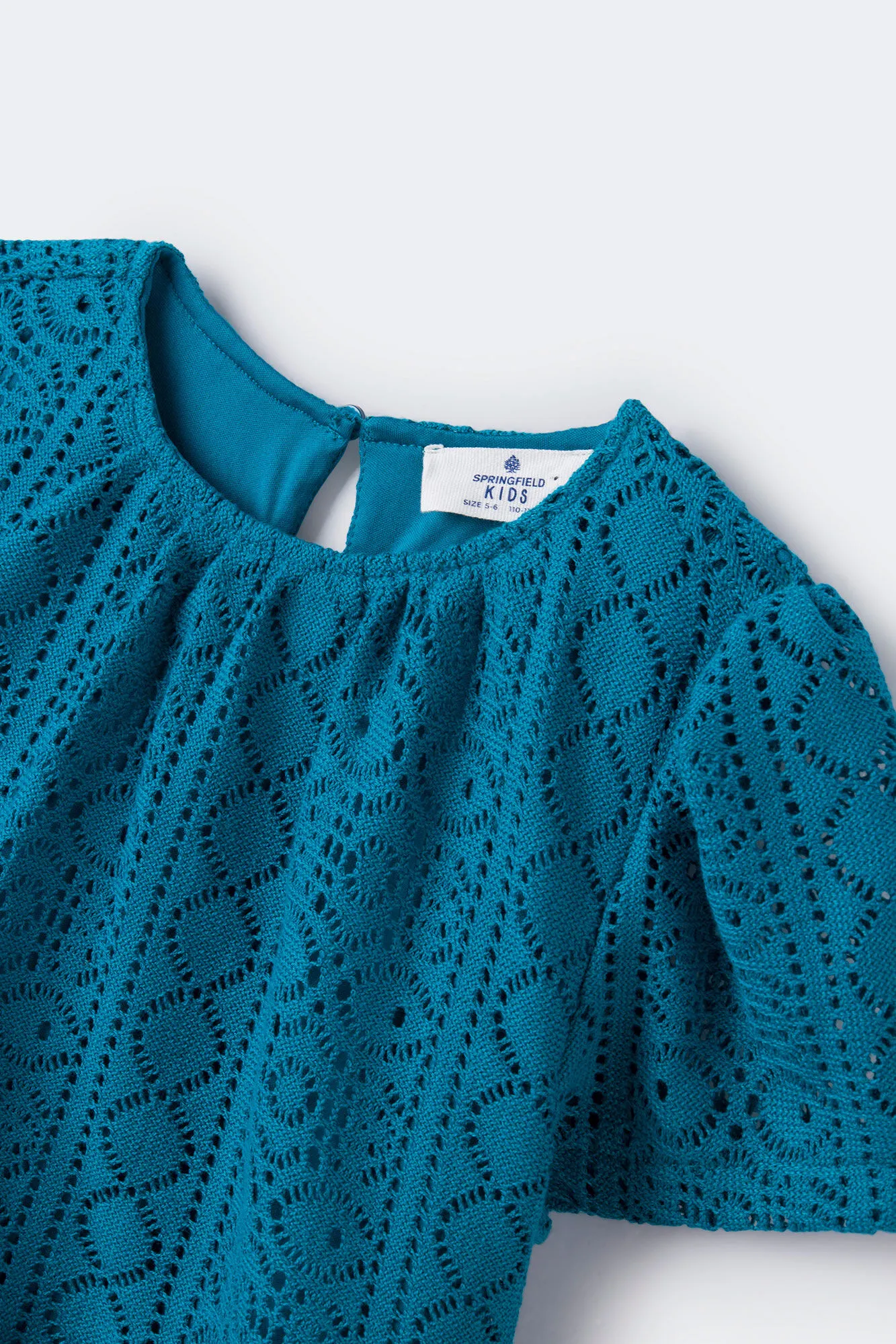 Vestido crochet niña