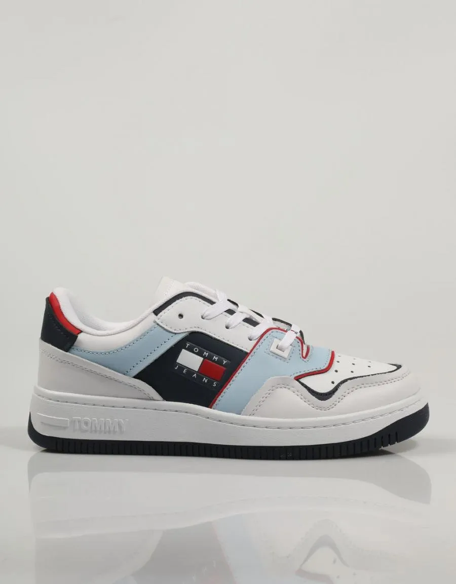  zapatillas TOMMY HILFIGER Tommy Jeans City Pop Basket Wmn en Blanco 79910